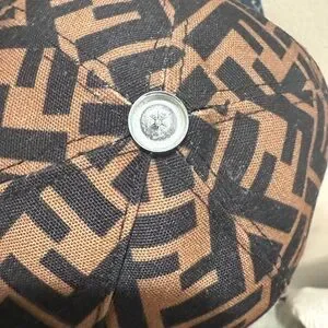 Fendi Black and Tan Monogram Hat Fendi | Accessories | Fendi Black And Tan Monogram Hat  main image 4